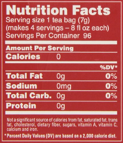 Luzianne Iced Tea, Family Quart Tea Bags, 24-Count Boxes (Pack of 12)