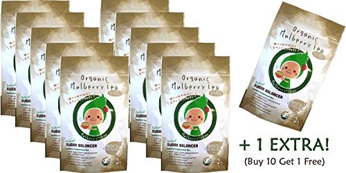 USDA Organic White Mulberry Leaf Tea (15 Teabags) | Blood Sugar Balance | Leaves Can Help Fight Cholesterol | Caffeine Free | Boosts Immune System | Helps with Weight Loss | Convenient Teabags