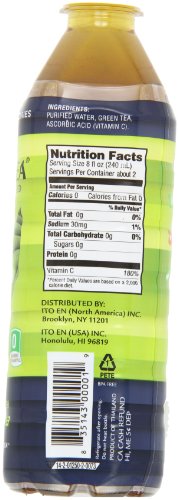 Teas’ Tea, Unsweetened Green Tea, 16.9 Ounce (Pack of 12)