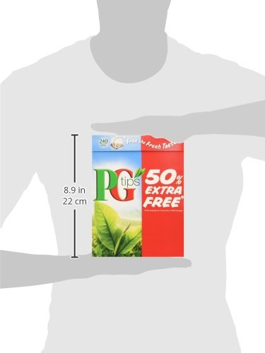 PG Tips Black Tea, Pyramid Tea, 240ct Boxes (Pack of 2)