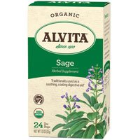 Alvita Sage Tea, Organic, 24 Count