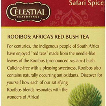 Celestial Seasonings Safari Spice Red Tea, 20 Count (Pack of 6)