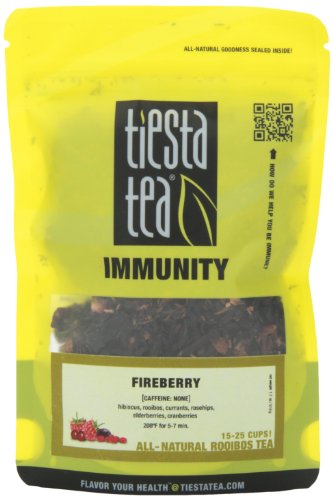 Tiesta Tea Immunity Rooibos Tea, Fireberry, 1.7 Ounce