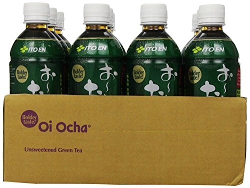 Ito En Tea Beverage, Unsweetened Oi Ocha Dark Green, 16.9 Ounce (Pack of 12)