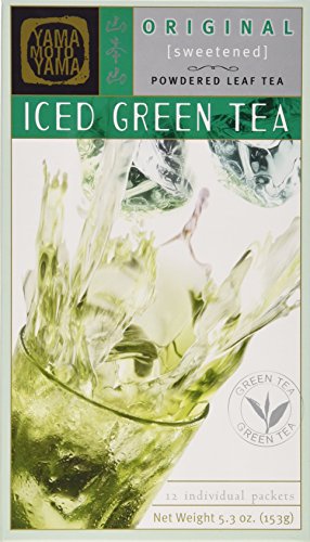 Yamamotoyama Iced Green Tea, Sweetened, 5.3-Ounce Boxes (Pack of 4)