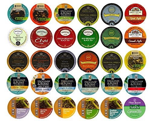 30-count TEA Single Serve Cups for Keurig K Cup Brewers Variety Pack Sampler