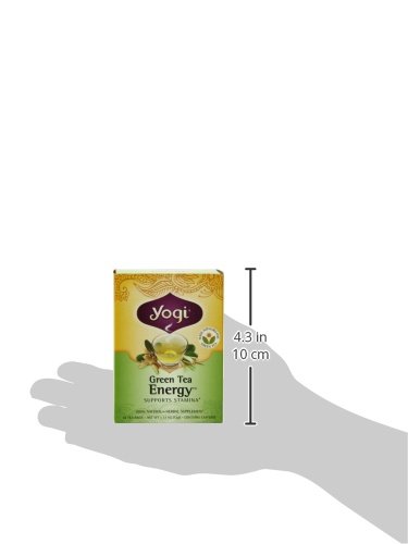 Yogi Energy Green Tea, 16 Tea Bags (Pack of 6)