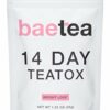 Baetea Weight Loss Tea: Detox, Body Cleanse, Reduce Bloating, & Appetite Suppressant, 14 Day Teatox, with Potent Traditional Organic Herbs, Ultimate Way to Calm and Cleanse Your Body