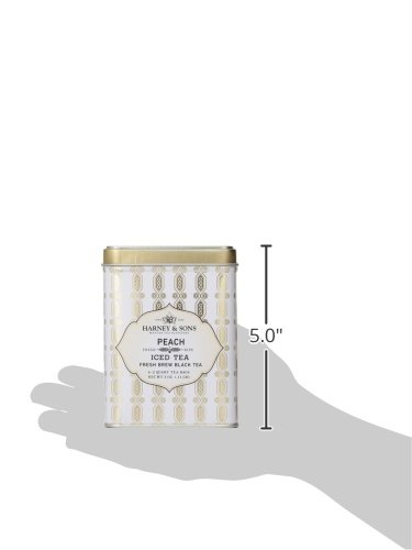 Harney & Sons Peach Iced Tea 3 oz / .11 g (6 Brew Pouches)