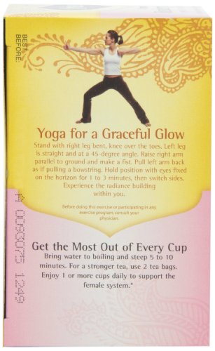 Yogi Woman’s Raspberry Leaf Tea, 16 Tea Bags (Pack of 6)