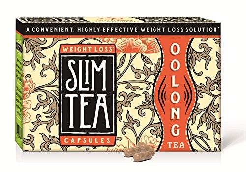 Okuma Nutritional’s SlimTea CAPSULES, 100% Pure and Natural, More Powerful Than Green Tea! 1 Month Supply(60 capsules)
