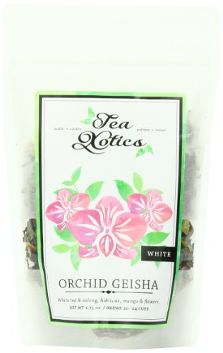 Tea Xotics Tea Blend, Orchid Geisha- White, 1.75 Ounce