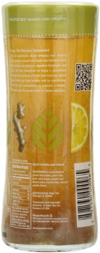 Argo Tea Iced Tea, Green Tea Ginger Twist, 13.5 Ounce (Pack of 12)