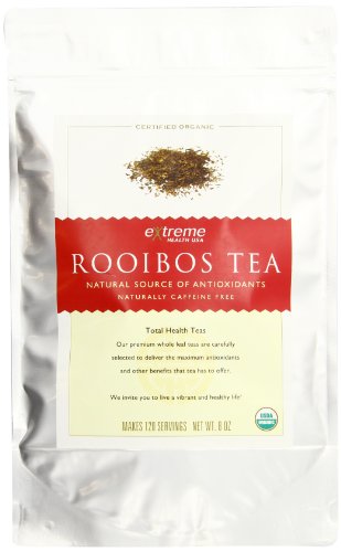 Extreme Health USA Extreme Health’s Organic Rooibos Tea, Total Health Loose Leaf Tea, 8-Ounce Pouches