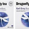 (2 Pack) – Dragonfly Tea – Earl Grey Rooibos Tea | 40 Bag | 2 PACK BUNDLE