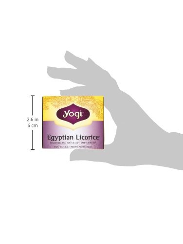 Yogi Egyptian Licorice Tea, 16 Tea Bags (Pack of 6)