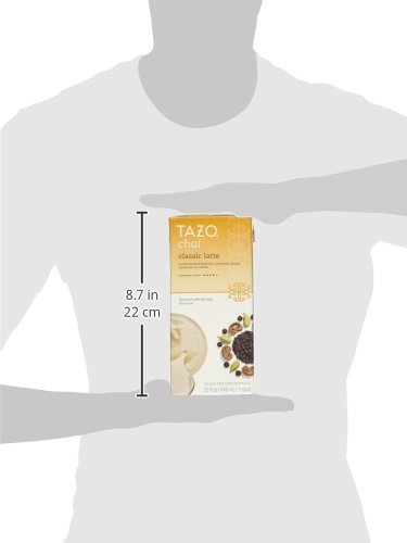 Tazo Chai Natural Spiced Black Tea Latte Concentrate 32-ounce Boxes (Pack of 3)