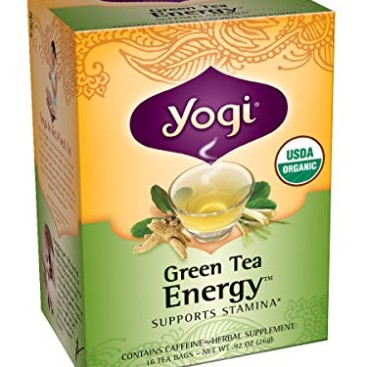 Yogi Energy Green Tea, 16 Tea Bags (Pack of 6)