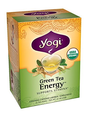 Yogi Energy Green Tea, 16 Tea Bags (Pack of 6)