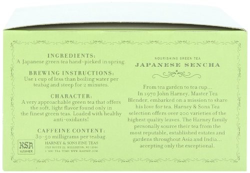 Harney & Sons Japanese Sencha Green Tea, 50 Tea Bags