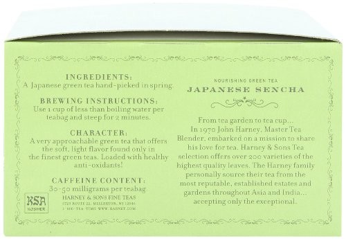 Harney & Sons Japanese Sencha Green Tea, 50 Tea Bags