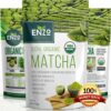 MATCHA Green Tea Powder – Fat Burner – 100% USDA Organic Certified – 137x ANTIOXIDANTS Than Brewed Green Tea – Sugar Free – Great for Green Tea Latte, Smoothie, Ice Cream and Baking – Coffee Substitute (4oz)