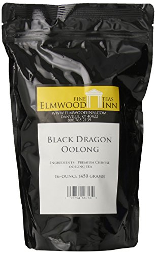 Elmwood Inn Fine Teas, Black Dragon Oolong Tea, 16-Ounce Pouch