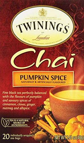 Twinings Chai Tea, Pumpkin Spice, 20 Count