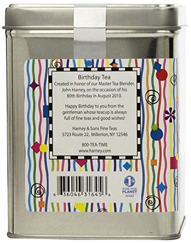 Harney and Sons Birthday Tea Tin, 20 Sachets