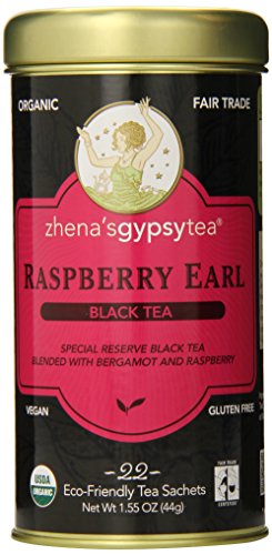 Zhena’s Gypsy Tea, Raspberry Earl, 22 Count Tea Sachets