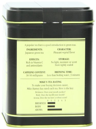 Harney & Sons Japanese Sencha Green Loose Leaf Tea, 4 Ounce Tin