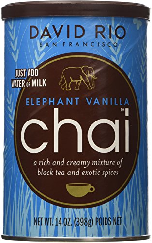 David Rio Elephant Vanilla Chai, 14oz. – 2 canisters