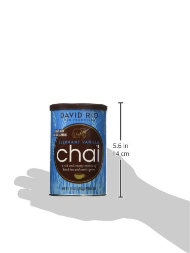 David Rio Elephant Vanilla Chai, 14oz. – 2 canisters