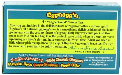 Bigelow Eggnogg’n Tea, 1.73-Ounce Boxes (Pack of 6)