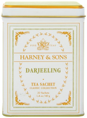 Harney & Sons Classic Darjeeling Tea, 20 Tea Sachets, 1.4oz