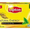 Lipton Natural Energy Premium  Black Tea, 40 Count