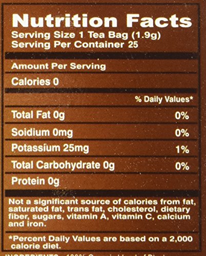 Pride Of India – Organic Indian Chai Tea, 25 Tea Bags REGULAR PRICE: $6.99, HOLIDAY LIMITED TIME SALE PRICE: $5.99