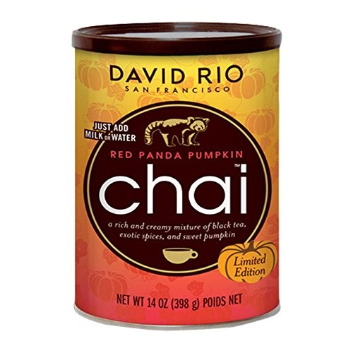 David Rio Red Panda Pumpkin Chai Mix, 14 Ounce