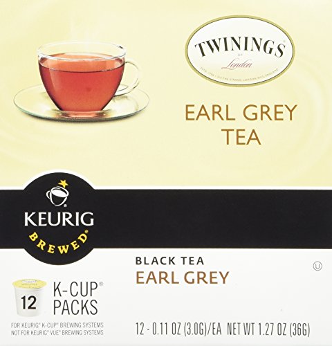 Twinings Earl Grey Tea Keurig K-Cups, 48 Count