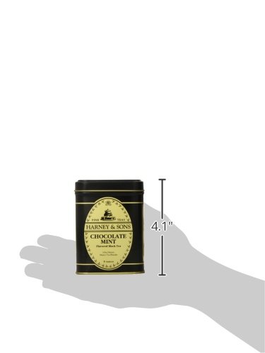 Harney & Sons Chocolate Mint Loose Leaf Tea, 4 Ounce Tin