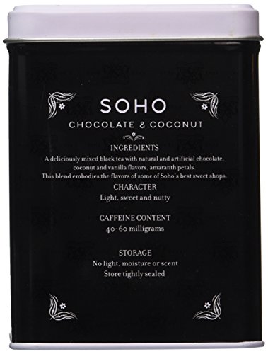 Harney & Sons SoHo Chocolate Coconut Tea – 20 Count Sachet Tin