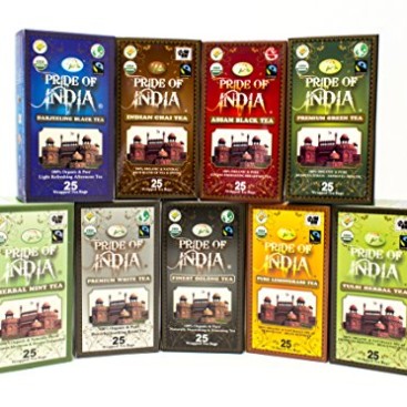 Pride Of India – Organic Indian Chai Tea, 25 Tea Bags REGULAR PRICE: $6.99, HOLIDAY LIMITED TIME SALE PRICE: $5.99