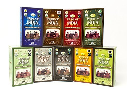 Pride Of India – Organic Indian Chai Tea, 25 Tea Bags REGULAR PRICE: $6.99, HOLIDAY LIMITED TIME SALE PRICE: $5.99