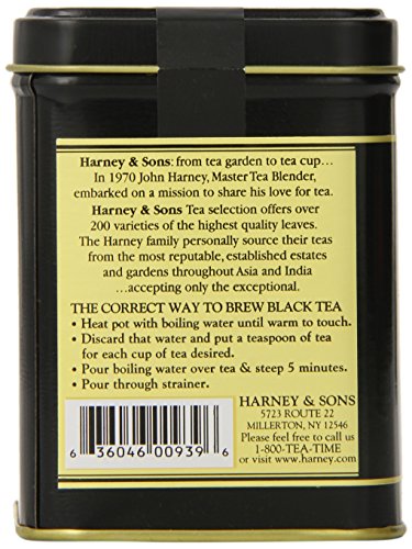 Harney & Sons Chocolate Mint Loose Leaf Tea, 4 Ounce Tin