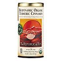 The Republic Of Tea Biodynamic Turmeric Cinnamon Herbal Tea, 36 Tea Bags, Premium 100% Biodynamic Blend