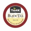 36 Count Tea4k Black Tea Single Serve Cups for Keurig K-Cup Brewer, Gluten Free, Non-GMO Certified, Made in USA