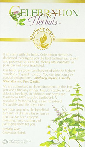 Celebration Herbals Organic Parsley Leaf Tea Caffeine Free, 24 Herbal Bags