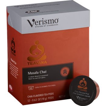 Starbucks Verismo Teavana Masala Chai Tea Pods (72 Pods)