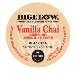 Bigelow Vanilla Chai Tea K-Cups for Keurig Brewers -24 Count