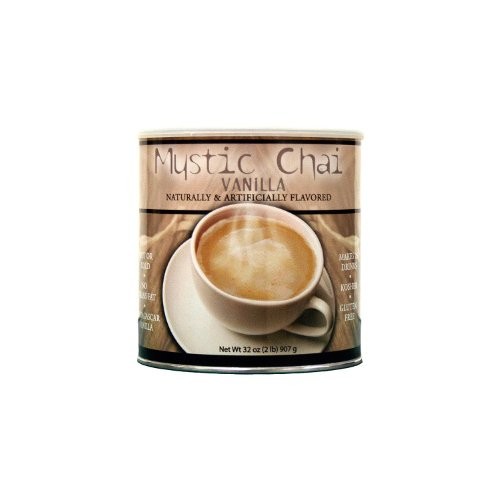 Mystic Chai Vanilla Tea, Total 6 Cans, 2 lb Each
